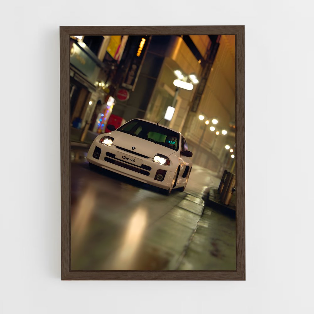 Poster Clio v élégant – affiche Renault (vue 5)